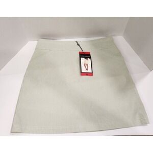 Mario Serrani Women's Comfort Stretch Short Skort, Green, Size M‎